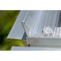 Vitavia Bevestigingsset Comfort-set Zonder Klemmen Voor De Comet 3800-kas Transparante Pc-strips