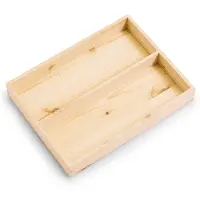 Zeller Present Houten krat 40 x 30 x 24 cm Zeller | uitneembare indeling