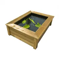 Ubbink Quadro wood II houten FSC frame voor Quadro 6 H47,5x147,5x103,5 cm