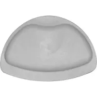 RIDDER Tecnoplus hoofdsteun bad met antislip 30 x 20 cm grijs