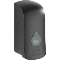 Wenko Desinfectie & Zeepdispenser Ranera L - 750ml kunststof mat zwart - Wandmontage - Zeeppomp