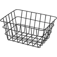 Wenko Draadmand Viana 18x25x12cm Zwart Mat