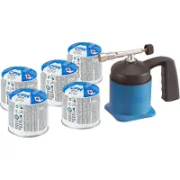 CFH Soldeerbrander LM 1000, Inclusief 5 Gasbusjes