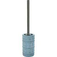 Spirella Wc-borstel Met Houder Relief - Keramiek - Grijs