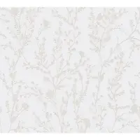A.S. Création Casual Living - Licht Grijs - Takken - 395462
