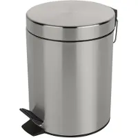 Spirella 7610583163875, 3 liter, Rond, Staal, Staal, Met pedaal, 17 cm