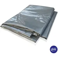 Gre Accessories Oval Pool Isothermal Cover Grenade Blauw 398 x 298 cm