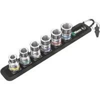 Wera Dopsleutelbit- set 1/2" met vasthoudfunctie 6-delig