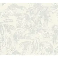 A.S. Création Casual Living - Wit - Bladeren - 393403