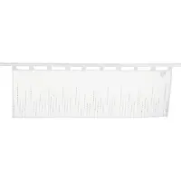 Elbersdrucke Bistro Gordijn Helio 48x140 cm wit semi-transparant