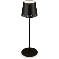 Briloner Kiki LED tafellamp, zwart, IP44, 3.000K Kiki, dimbaar, zwart, metaal, Modern