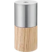 Home Sweet Home combi fitting rond E27 - mat staal / hout
