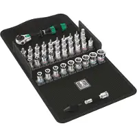 Wera 8100 SA All-in Zyklop Speed-ratelset, 1/4"-aandrijving, met vasthoudfunctie, metrisch, 42-delig - 1 stuk(s) - 05003755001