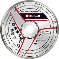 Einhell Diamantschijf - Tegels - 180x25,4mm