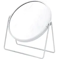 RIDDER Summer Staande scheerspiegel, Ø16cm, dubbelzijdig, wit