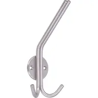 Siro kapstokhaak - RVS - 173 x 76 x 103 mm - RVS geborsteld