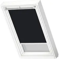 Velux Origineel Verduisterend Rolgordijn (DKL) Wit Kozijn, MK08, Black