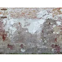 Living Walls The Wall II - Grijs - Stenen Muur - 392261