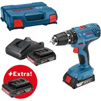 Bosch Professional Gsb18v21 3x2.0 L-case Elektrische Schroevendraaier