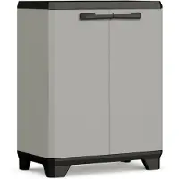 Keter Planet Lage Kast - Opbergkast - 1 plank - 68x39x90cm - Grijs/Zwart