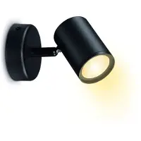 Wiz Opbouwspot Imageo Zwart Gu10 5w