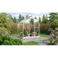 Pergart Kas Triton 2500 - Veiligheidsglas 3mm - Aluminium - 198x131x207cm