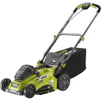 Ryobi RLM36X41H50G accu-grasmaaier, 36V, maaibreedte 40 cm, met opvangbak en mulchfunctie, inclusief 1x 5Ah accu en 1,7A oplader