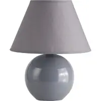 Brilliant Grijs tafellampje Primo