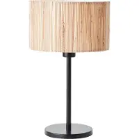 Brilliant Wimea - Tafellamp - E27 max 1x42W - Zwart/Nature