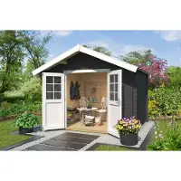 Weka Tuinhuis 209 - Antraciet - 300x250cm