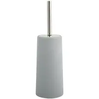 Spirella MSV Toiletborstel houder/WC-borstel - lichtgrijs - kunststof - 35 cm - Toiletborstels