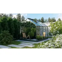 Vitavia Tuinkas Planet 5000 - Veiligheidsglas 3mm - Smaragd - 195x257x207cm