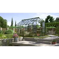 Vitavia Tuinkas Jupiter 9900 - Veiligheidsglas 3mm - Smaragd - 257x383x248cm