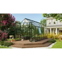 Vitavia Tuinkas Olymp 11500 - Veiligheidsglas 3mm - Smaragd - 257x449x254cm