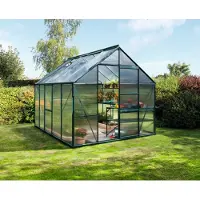 Pergart Kweekkas Meridian 1 8300 - Polycarbonaat 6mm - Smaragd - 257x321x232cm