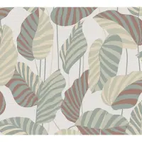 A.S. Création Antigua - Wit - Planten Behang - 390941