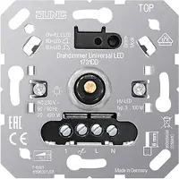 JUNG Dimmer voor LED-lampen, universeel, geschikt voor inbouw, 1 stuk.