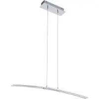 Eglo Lasana - Hanglamp - 1 Lichts - Chroom - Wit