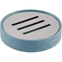 Spirella Zeephouder Tube Ribbed Aqua Blauw