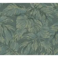A.S. Création Casual Living - Groen - Bladeren - 393401