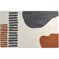 Spirella Badmat - Antislip Badkamermat met Zacht Polyester - Badmatten voor Douche en Bad