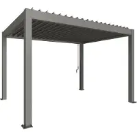 Biohort Pergola 4x3 Kwartsgrijs metallic (B480420)