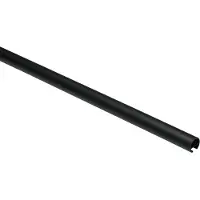Gardinia Gordijnroede met intern railsysteem, model Memphis, zwart, 120 cm, diameter 16 mm