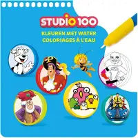 Studio 100 Kleurboek - Kleuren Met Water