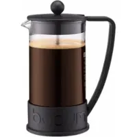 Bodum Cafetière Brazil Black Gebogen Handvat 1L