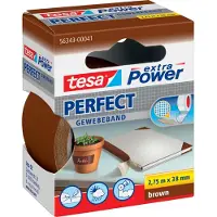 TESA Textieltape extra Power Perfect Bruin 38 mm (B) x 2,75 m (L)