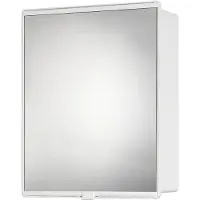 Van Marcke GO Spiegelkast Junior 31.5x14x40cm Kunststof Spiegeldeur Wit
