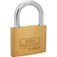Burg wachter 4er Set Quadro 222 15 SB Hangslot Gelijksluitend Messing Sleutelslot