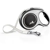 Flexi Rollijn New Comfort Tape L Zwart 8 M