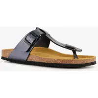 Hush puppies dames bio teenslippers zwart maat 37